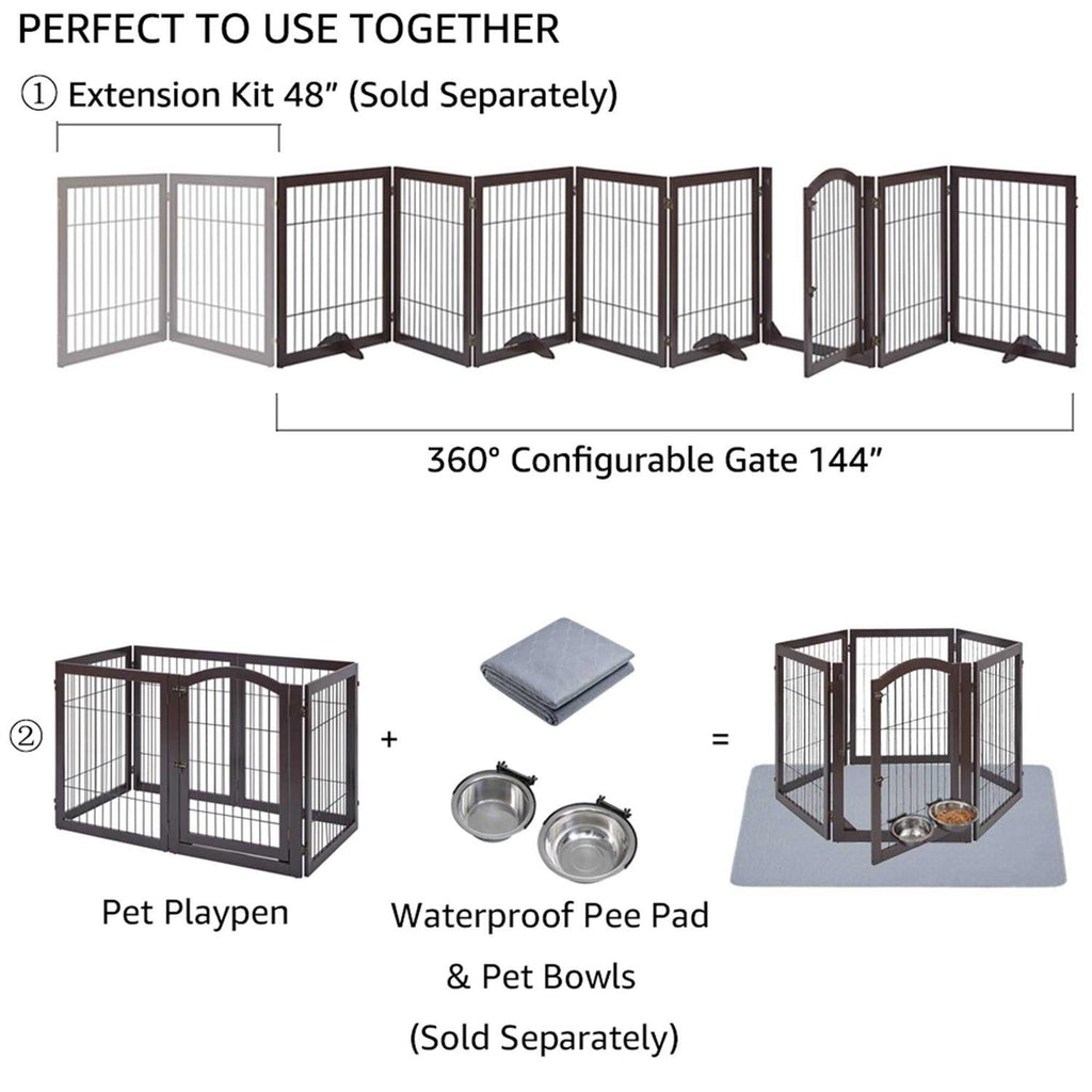 Freestanding Pet Playpen H615