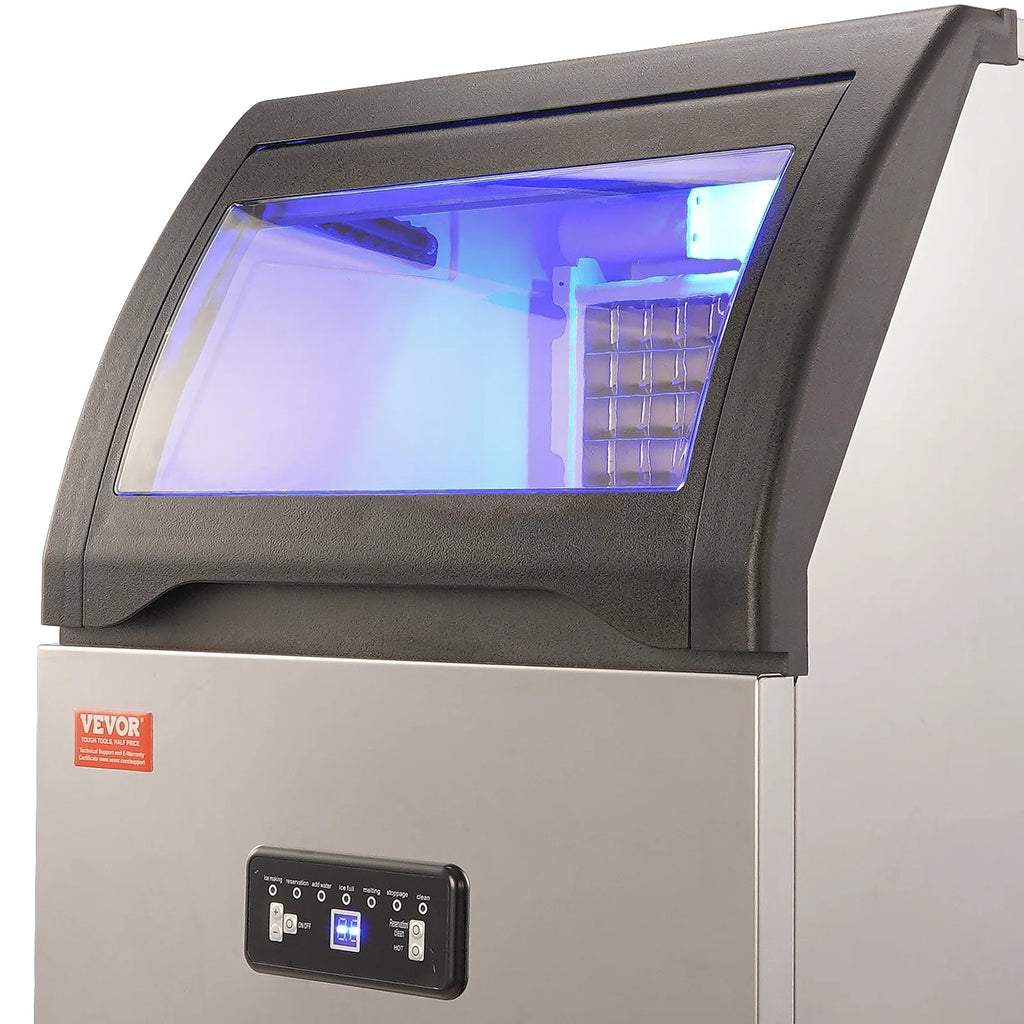Commercial Ice Maker 120LBS/24H 29LBS Storage M354623