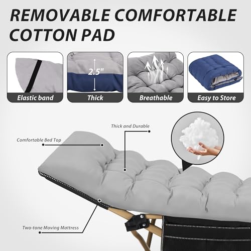 Folding Camping Cot with Large Pocket I5414
