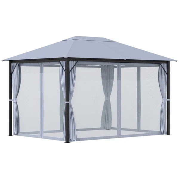 Gray Patio Gazebo F384801