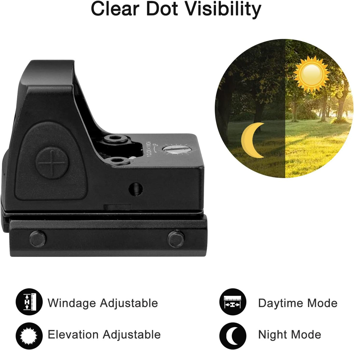 Red Dot Sight 3.25 MOA Reflex Sight, Pack of 2 T709781