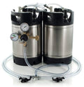 1.75 Gallon Ball Lock Keg System with 2 Kegs and Picnic Faucets P961