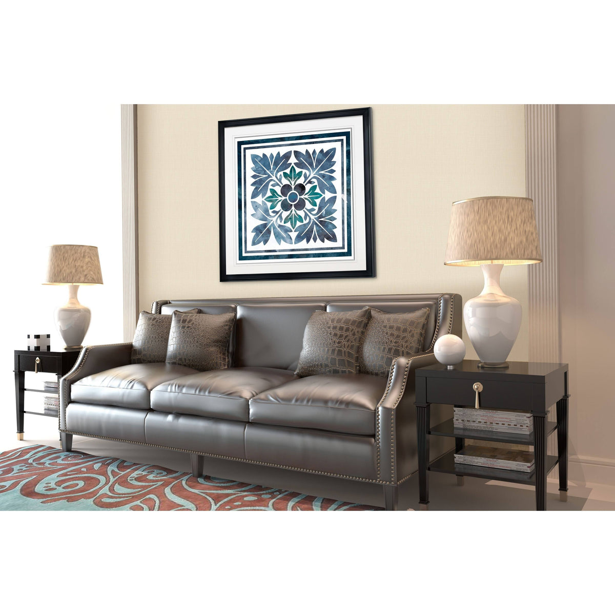 Framed Giclee Print, 28 x 28 B6515