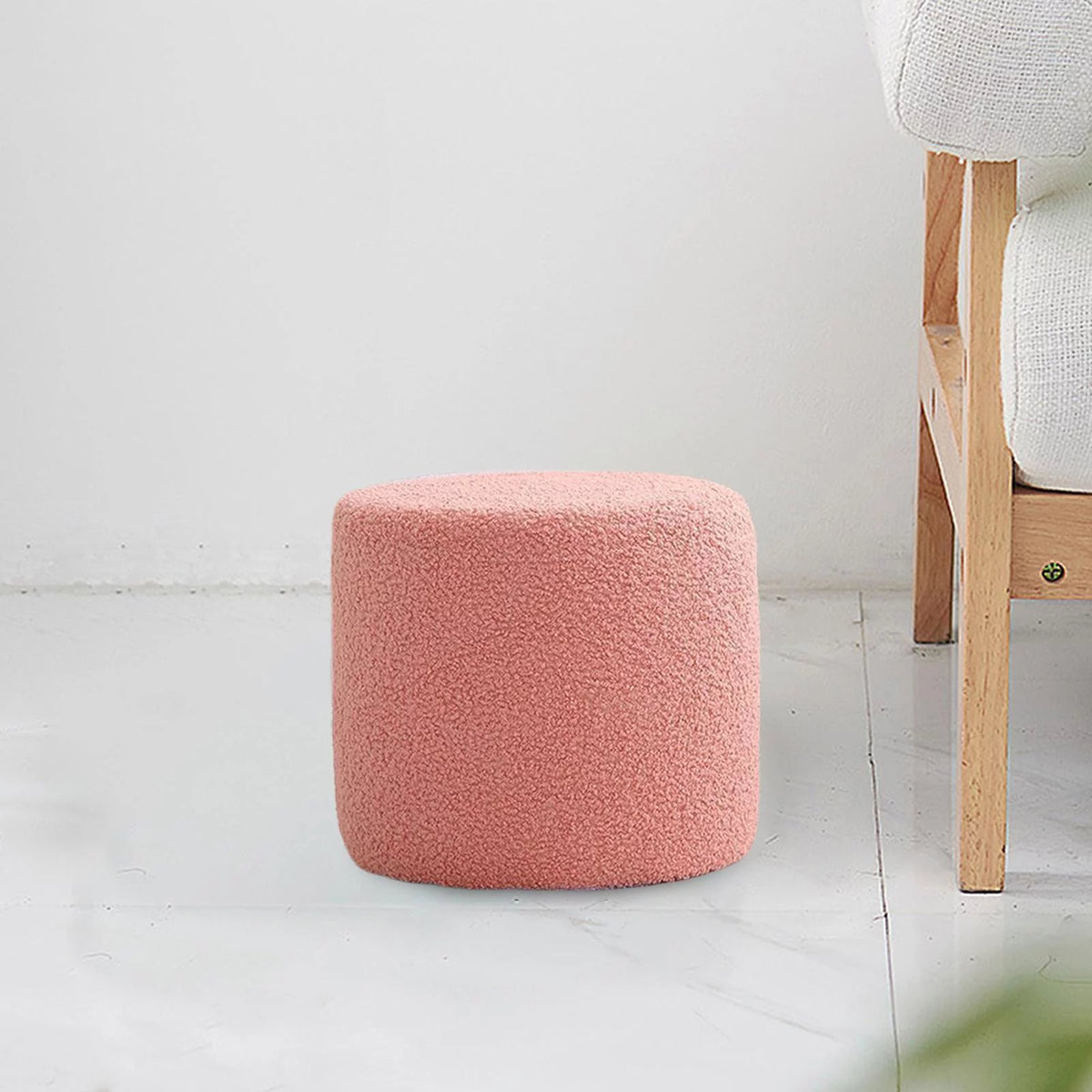 Pink Foot Rest Stool W12265