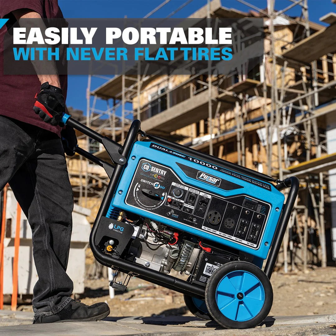 10,000 Watt Dual Fuel Portable Generator with Remote Start X61002