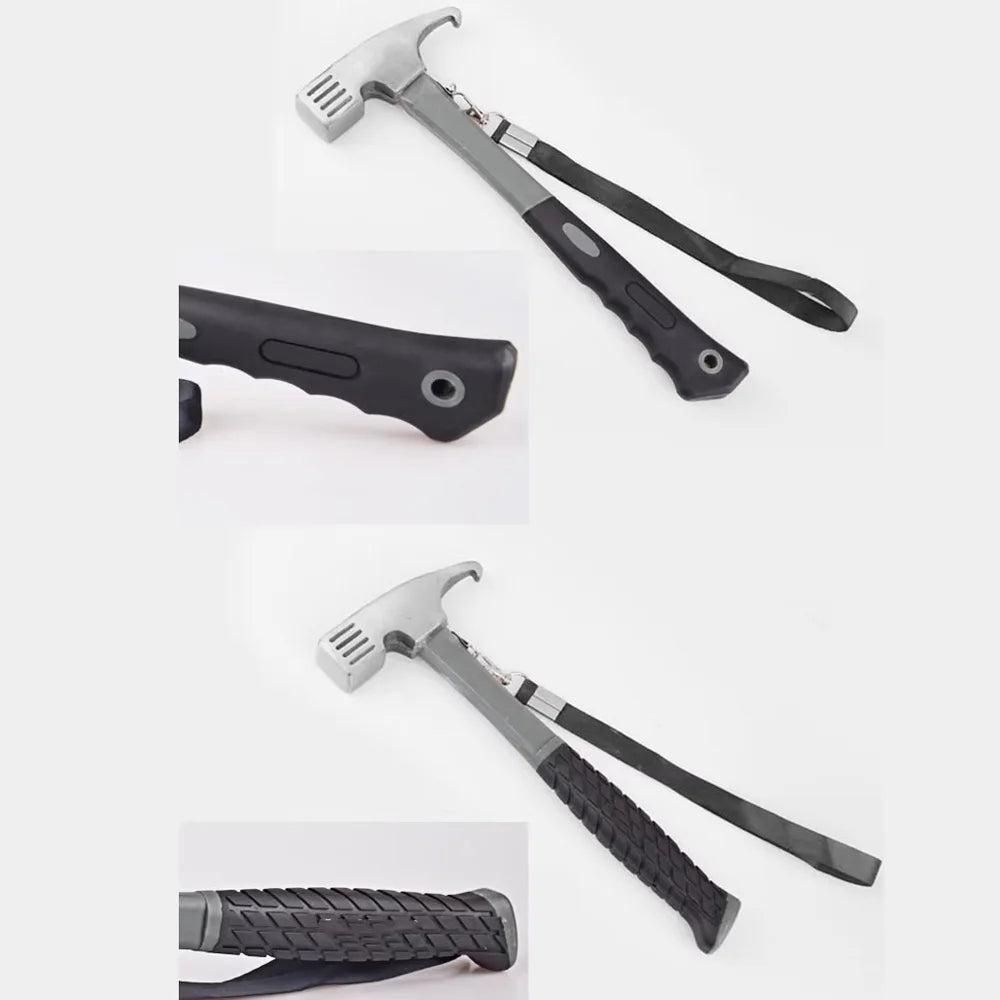 Steel Tent Stake Kit with Hammer H6360