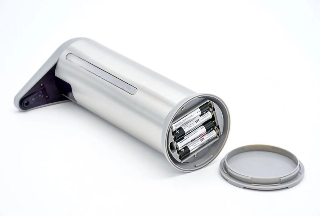 10oz Auto Soap Sanitizer Dispenser Brushed Silver Stainless Steel V816537