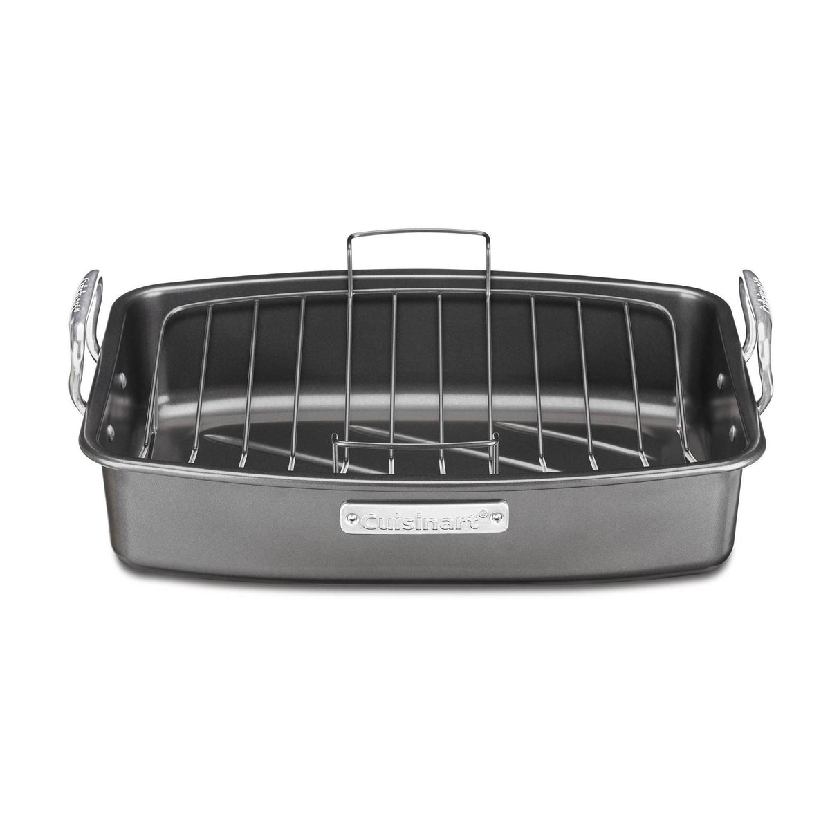 17-inch x 13-inch Non-Stick Roaster with V-Rack Y3680