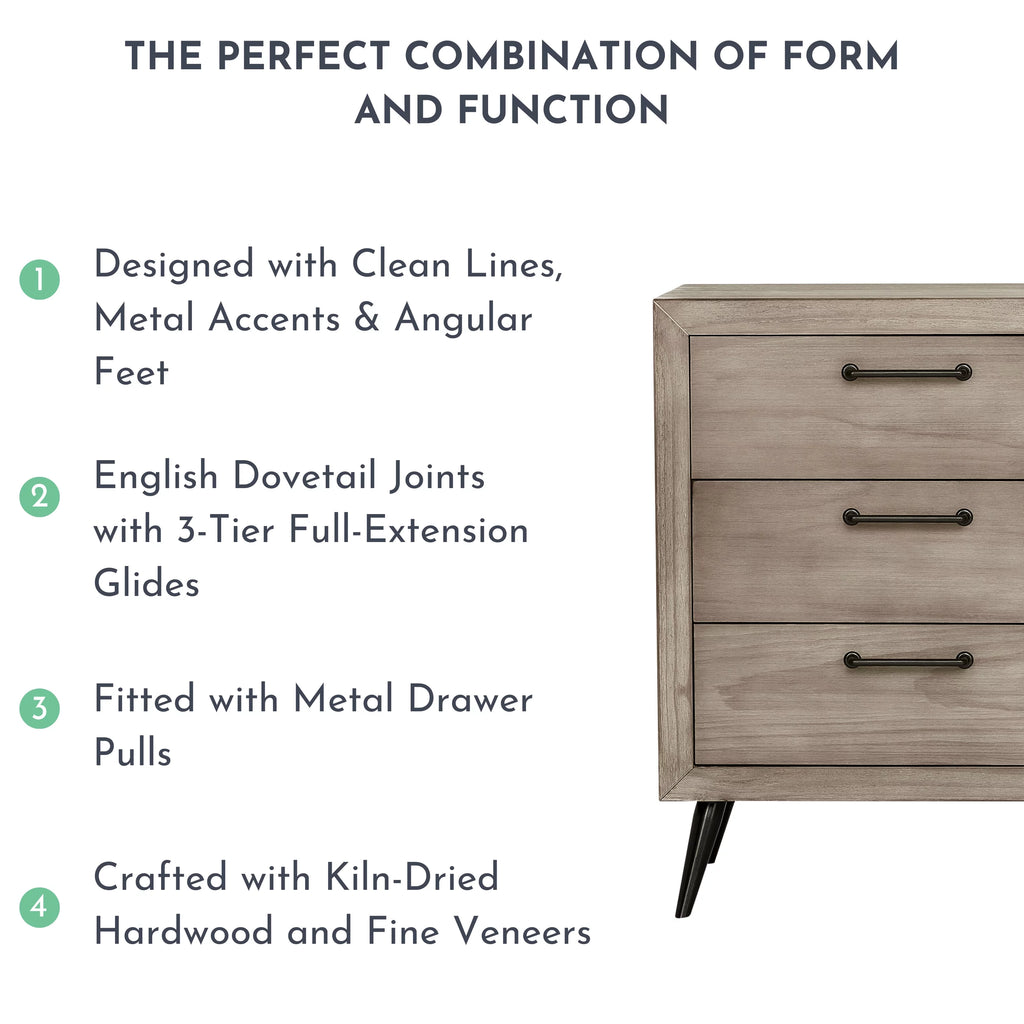 Mid Century Double Dresser F554602