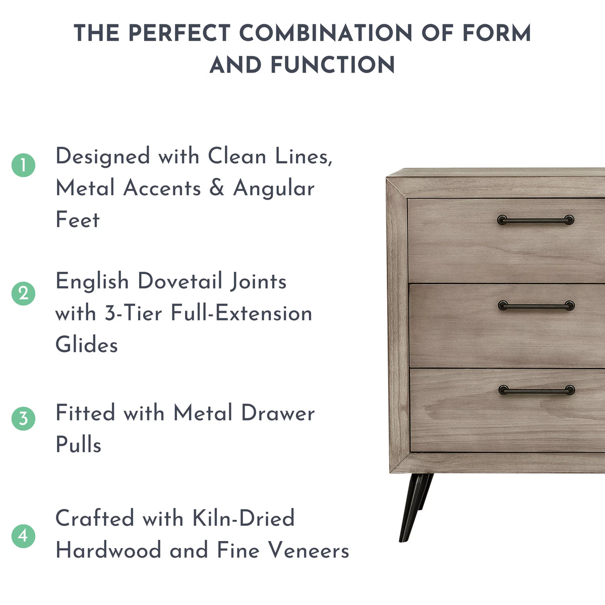 Mid Century Double Dresser F554602
