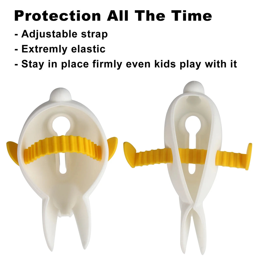 White Faucet Cover with 2 Toys W3963