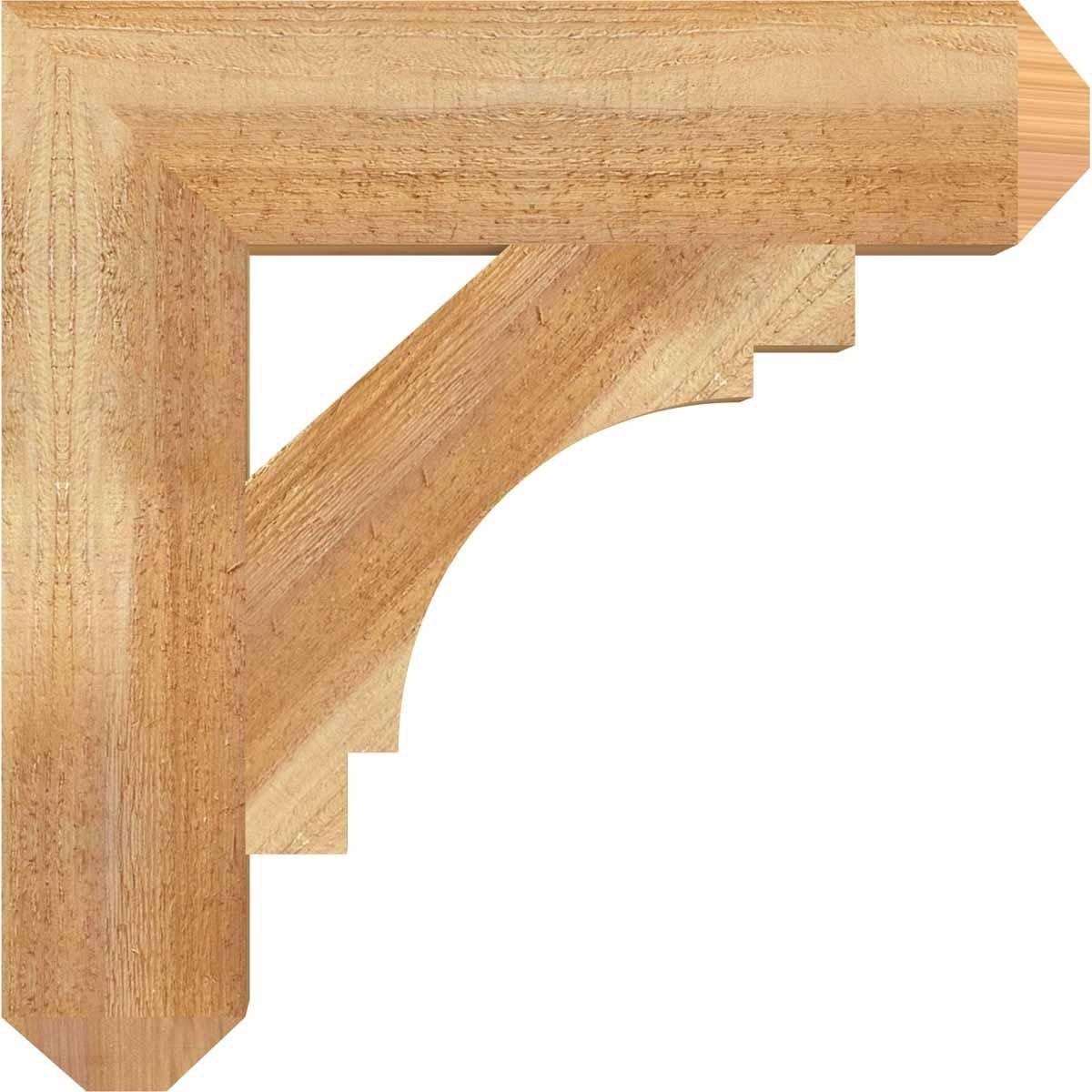 6x22W x 42x22D x 48x22H Western Red Cedar Bracket L4457