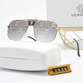 Round Stripe Printed Polarized Sunglasses Y409158