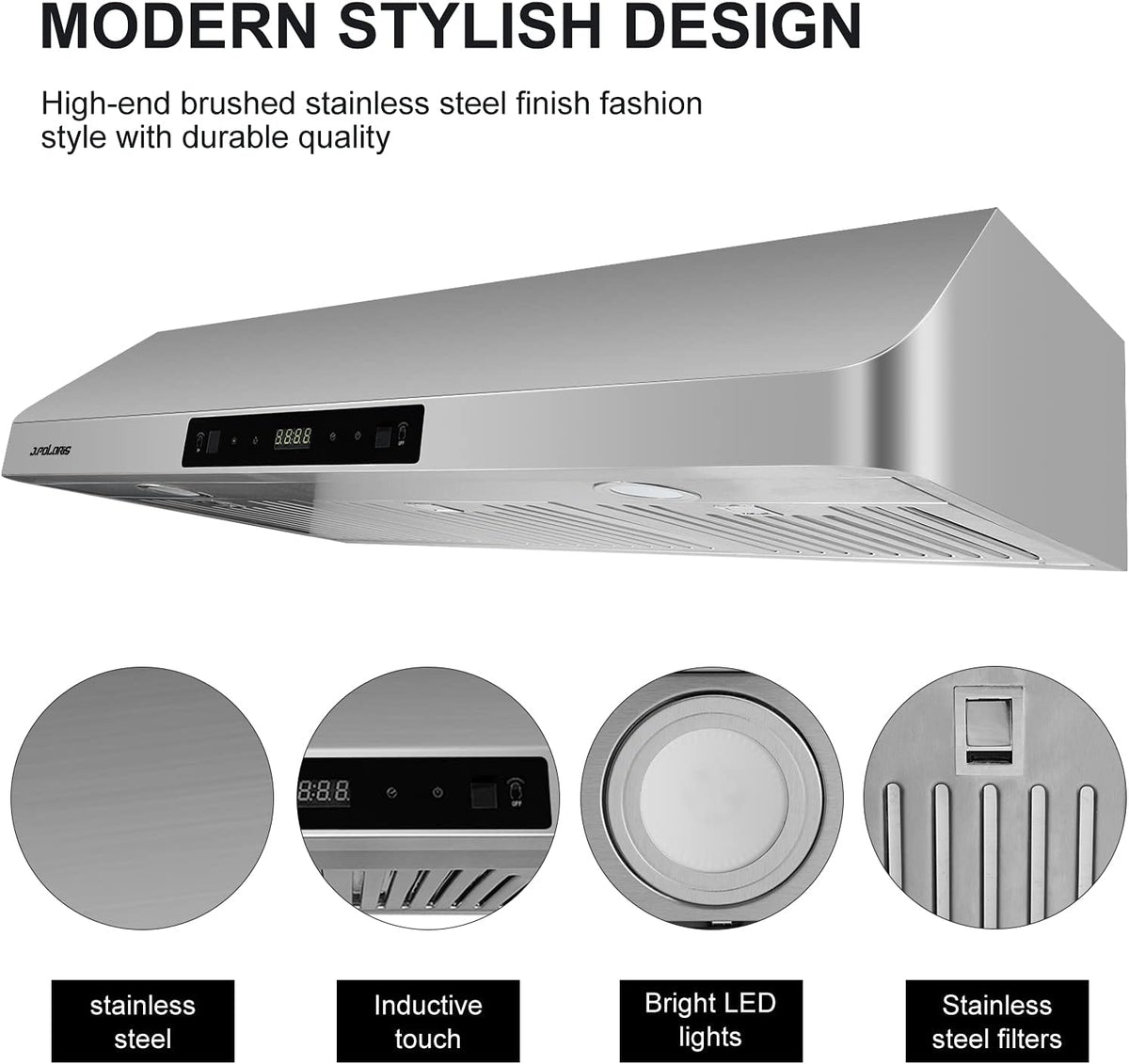 Stainless Steel Under Cabinet Range Hood with Charcoal Filters G11251