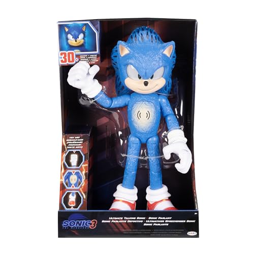 Talking Sonic 12-Inch Figure with Light-Up Eyes and Quills M43686