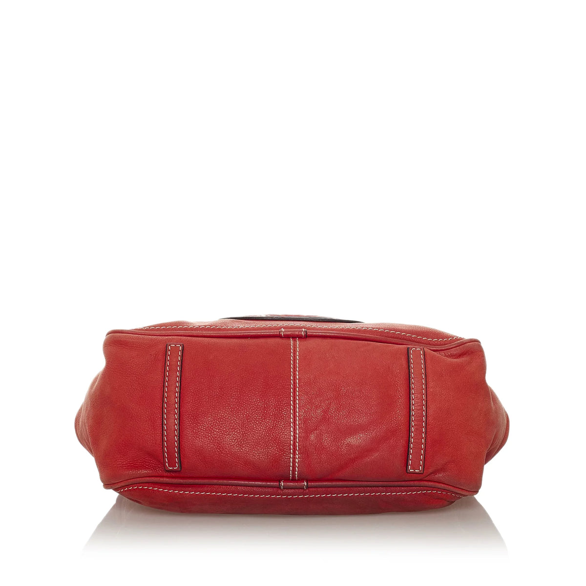 Pre-Owned Calf Leather Shoulder Bag Q347