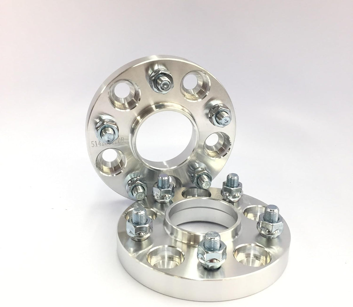 2 Pieces 20mm Hub Centric Wheel Adapters 5x114.3 to 5x100 67.1 to 54.1mm Center Bore 12x1.5 Thread Pitch N406528