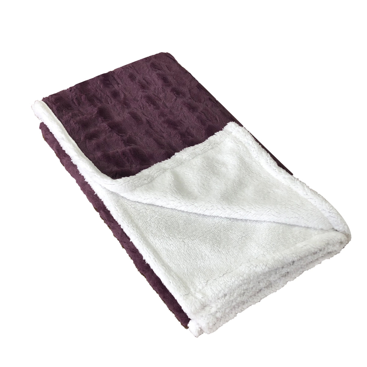 Sherpa Throw Plum M5314