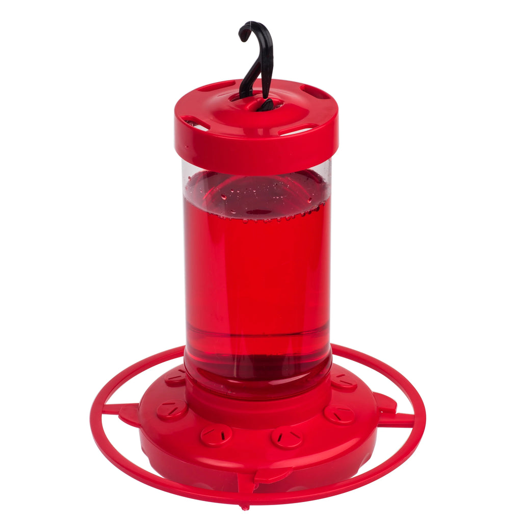 16 oz Red Plastic Hummingbird Feeder O990