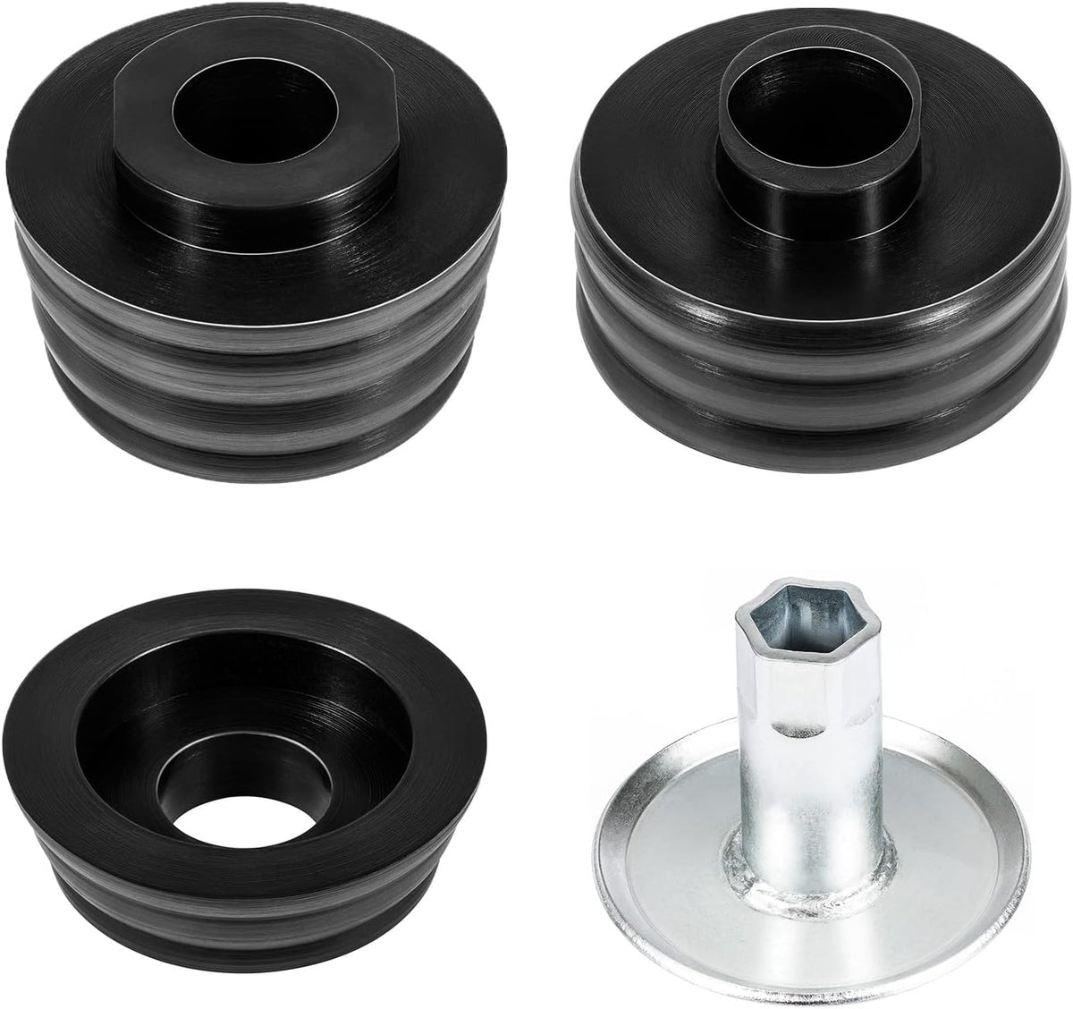 Polyurethane Body Mount Bushing Kit with Steel Sleeves and Hardware S731