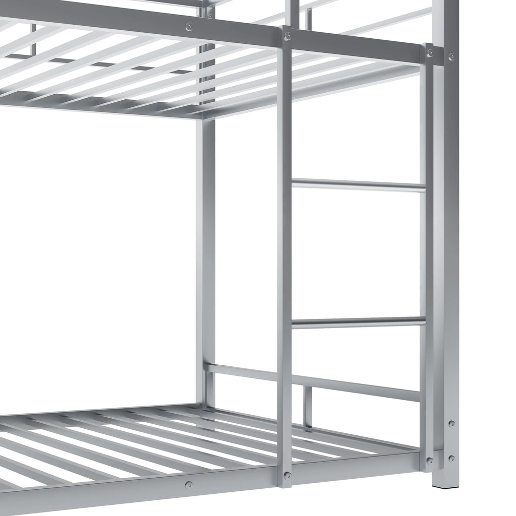 Metal Twin-over-Twin-over-Twin Bunk Bed U5939